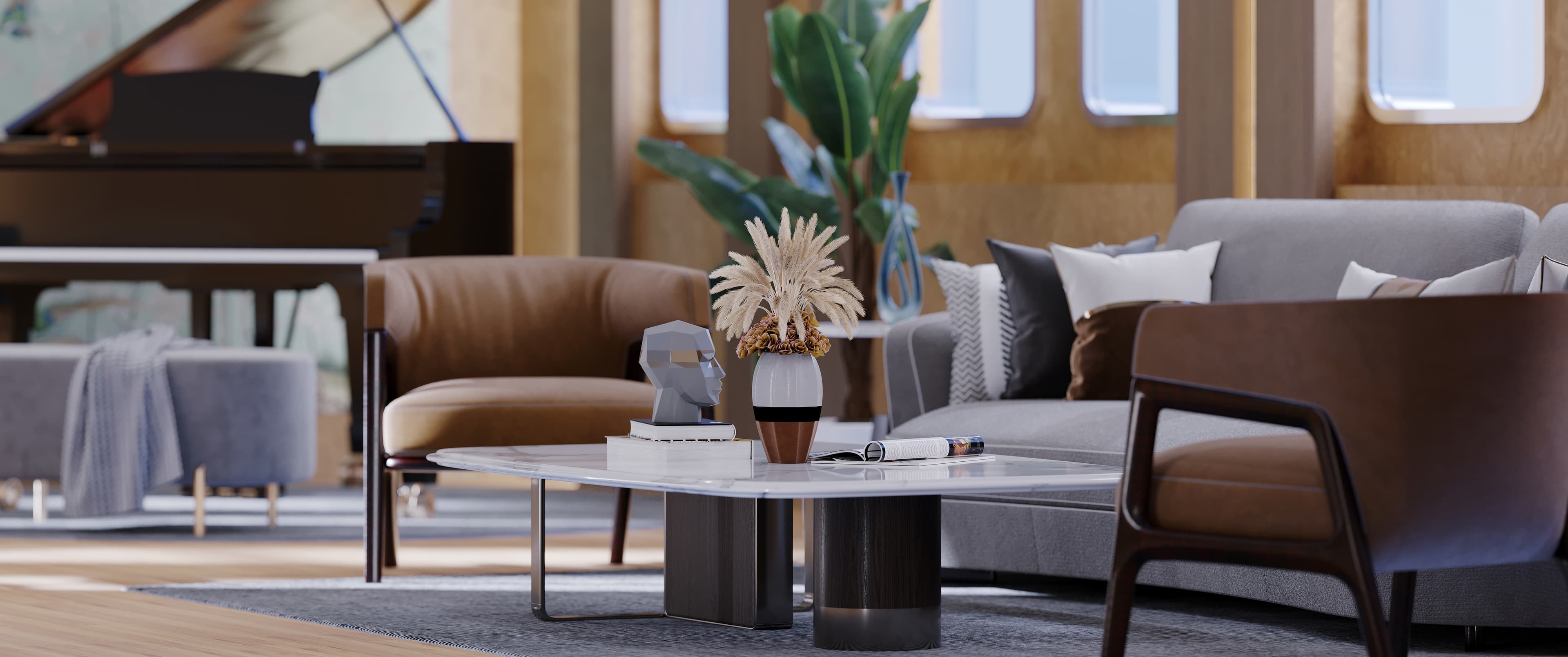 NB22 Norse Shipyard Private Yacht Interior Design Project 2