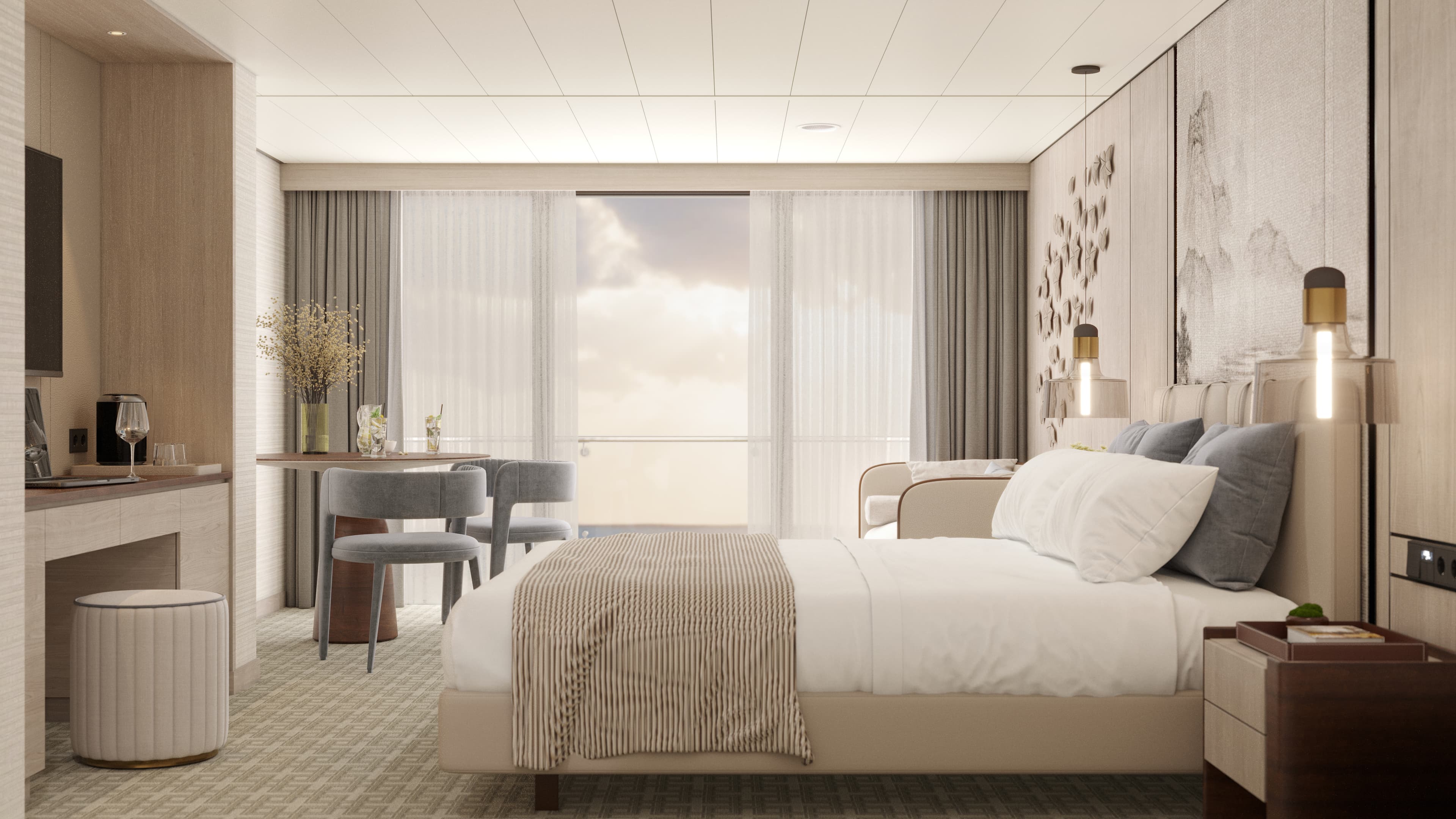 Cruise Ship Penthouse Veranda Cabin Design extra 0