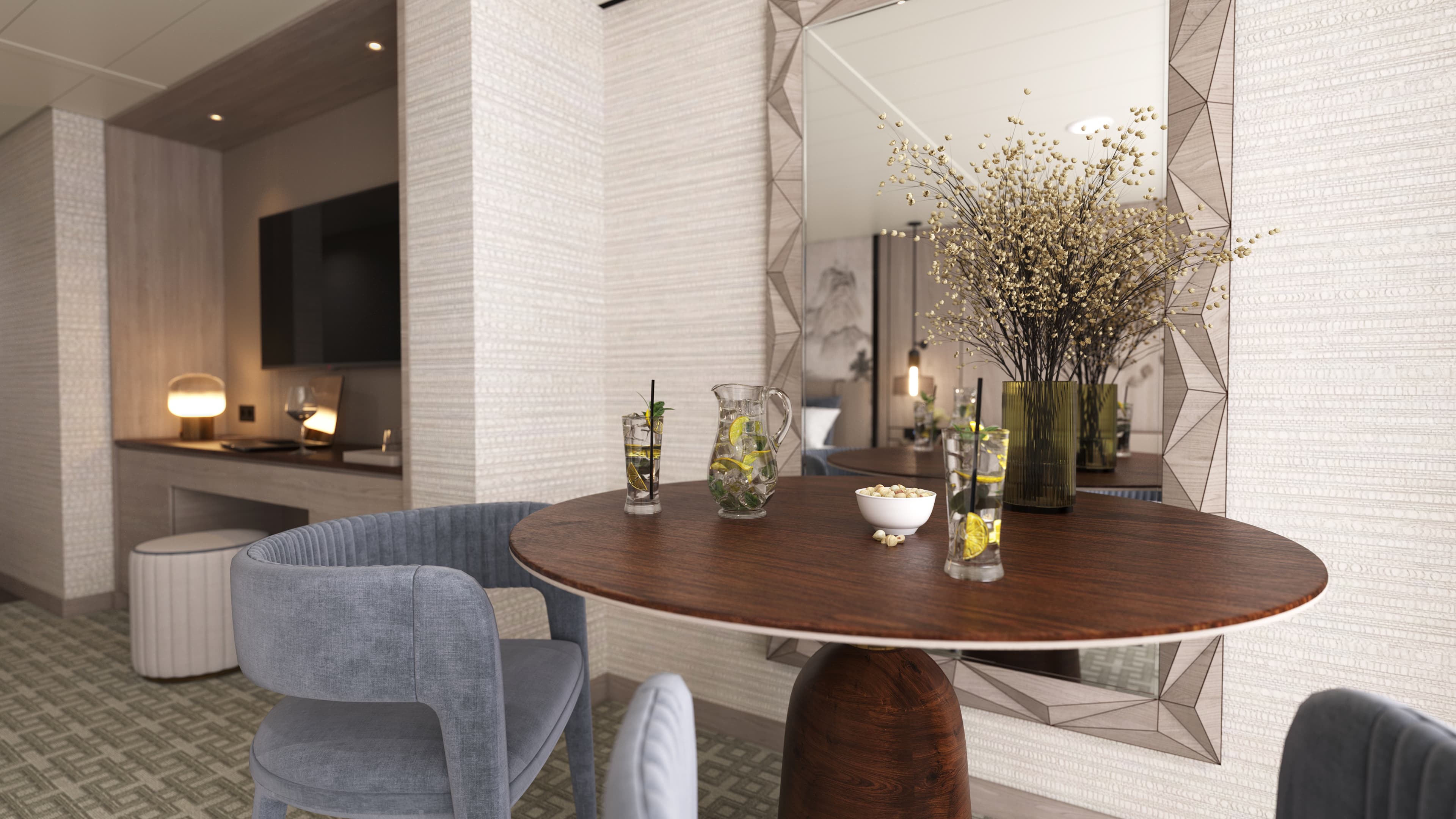 Cruise Ship Penthouse Veranda Cabin Design 3