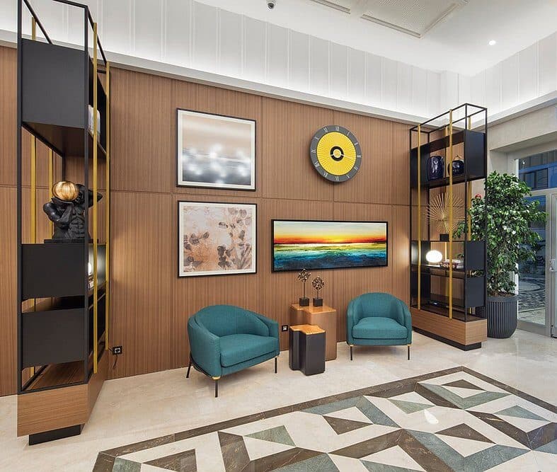 DoubleTree by Hilton Zincir Otel Tasarımı Afyonkarahisar Lobi İç Mekan
