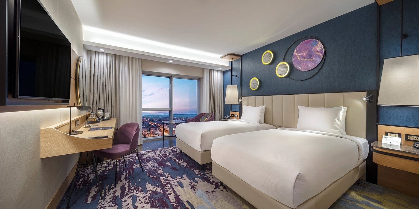 Afyon DTBH queen guest room general view