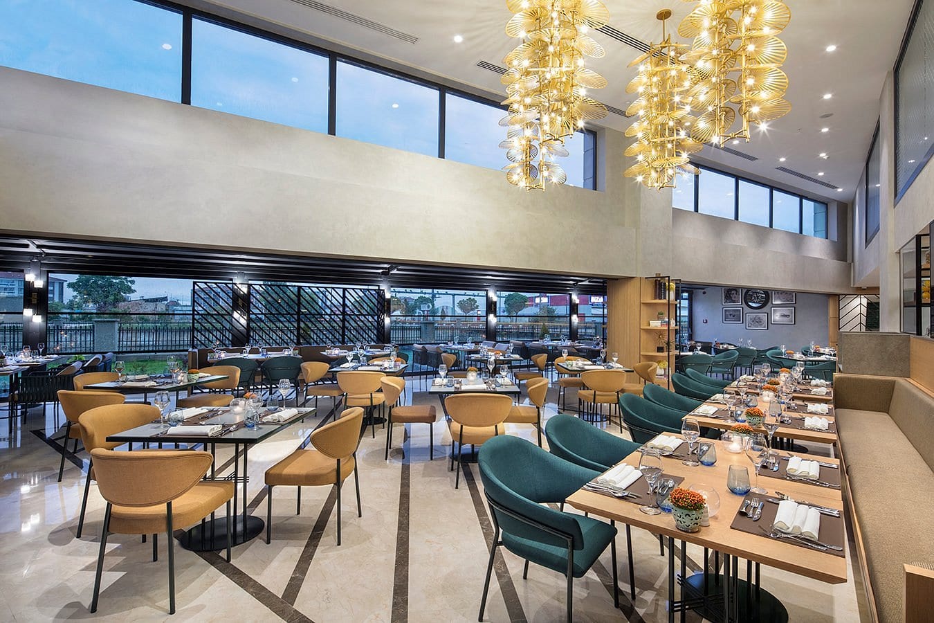Afyon DTBH restaurant custom chandelier detail