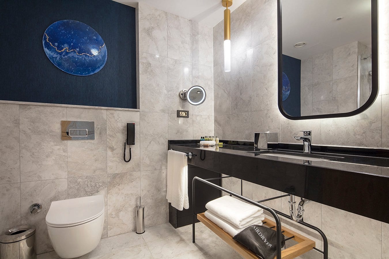 Afyon DTBH bathroom vanity and mirror lighting