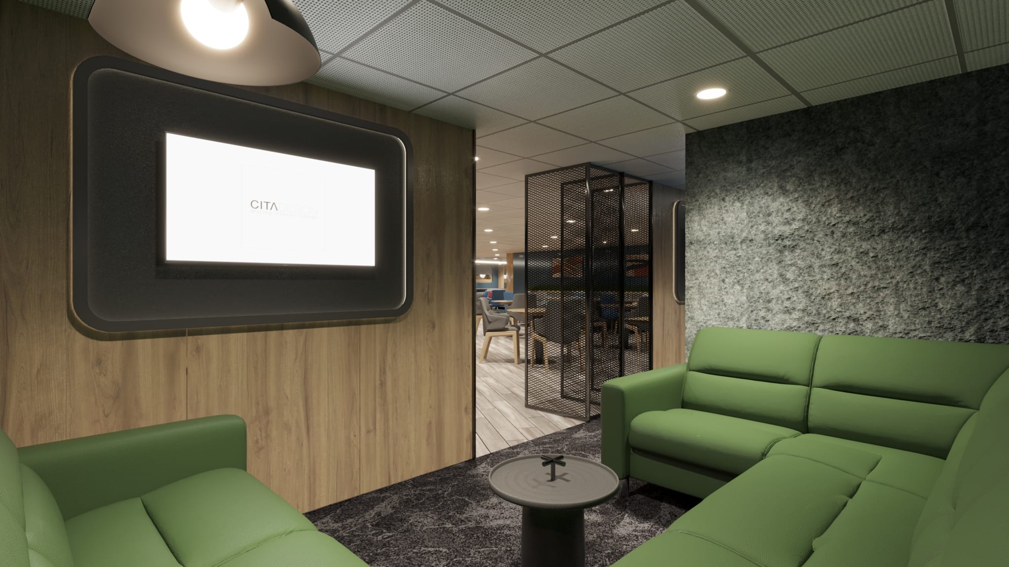 Crew TV room