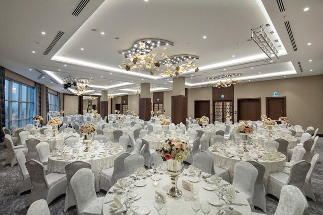 doubletree-by-hilton ballroom DoubleTree by Hilton Afyonkarahisar Lobi İç Mekan Tasarımı
