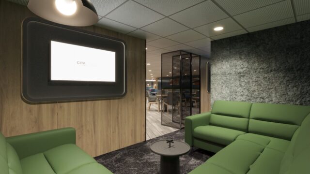 Offshore Support Vessel Tv Room Offshore support vessel cabin interior design for Tersan Shipyard