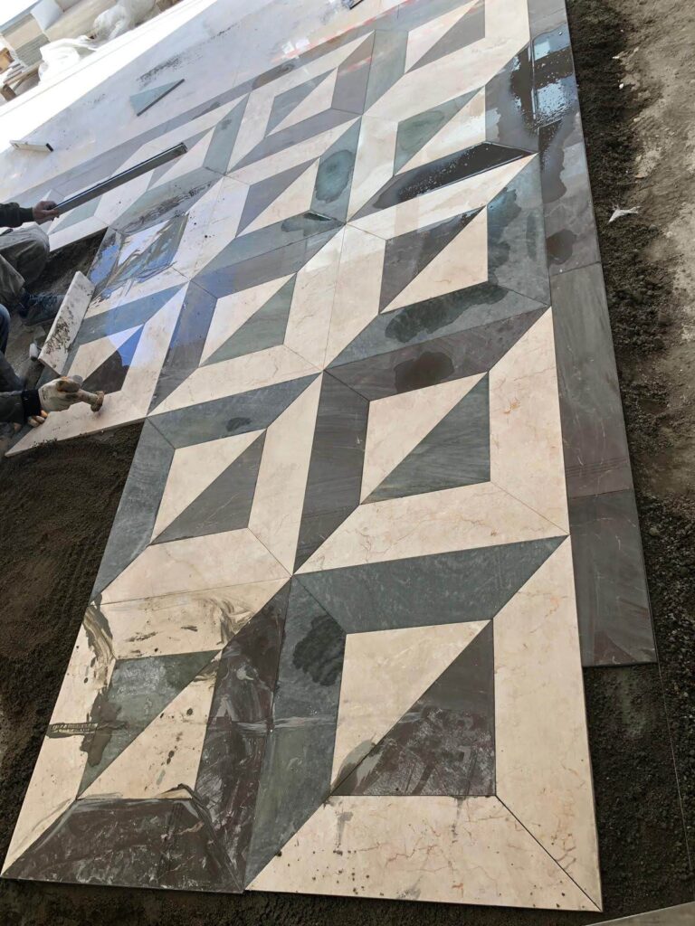 Sahada Mermer Uygulamaları